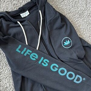 Life Is Good Zip Up Hoodie